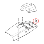 Žabica haube Husqvarna 268 394