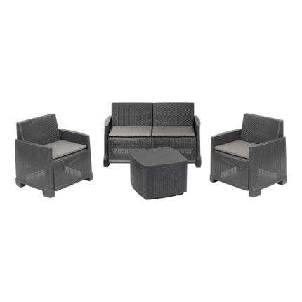 Baštenski set Como sa jastucima