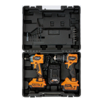 FUSE set bušilica VLP 5121 + odvrtač VLP 6420, baterija 1×2,0Ah,1×4,0Ah, punjač 2,4A
