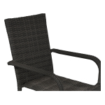 Bay stolica od ratana crna 6/1