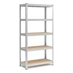 Metalna polica Bomber 5L 180x90x40 cm – pocinkovana