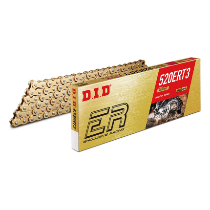 Lanac DID 520ERT3 118 linkova zlatni Exclusive racing bez gumica
