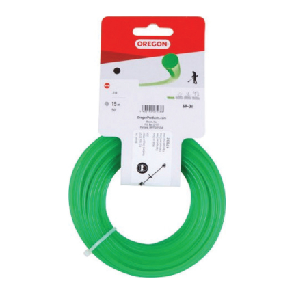 69-470  Silk za trimer, kockasti zelen 2.7mm x 15m