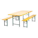 Baštenski set stout – sto + 2 klupe 200 x 90