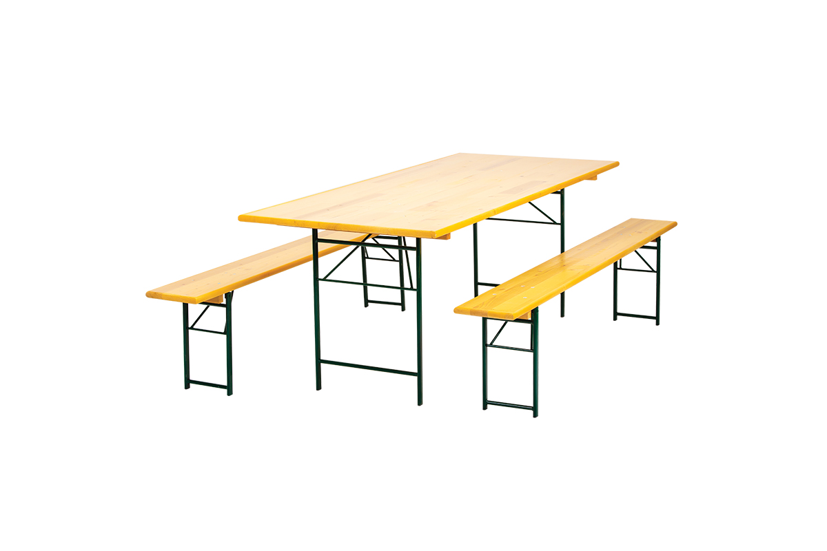 056027 Baštenski set STOUT- sto + 2 klupe 220 x 80