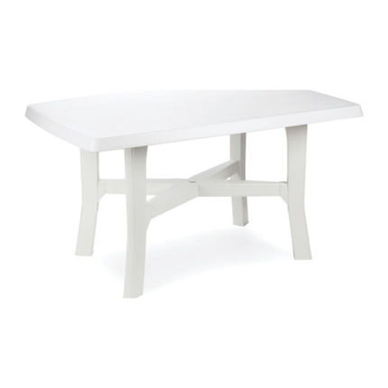 Baštenski sto plastični 138 x 88 x 72cm Rodano beli