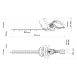 FUSE akumulatorski trimer za živu ogradu VHT 4420-1BCB