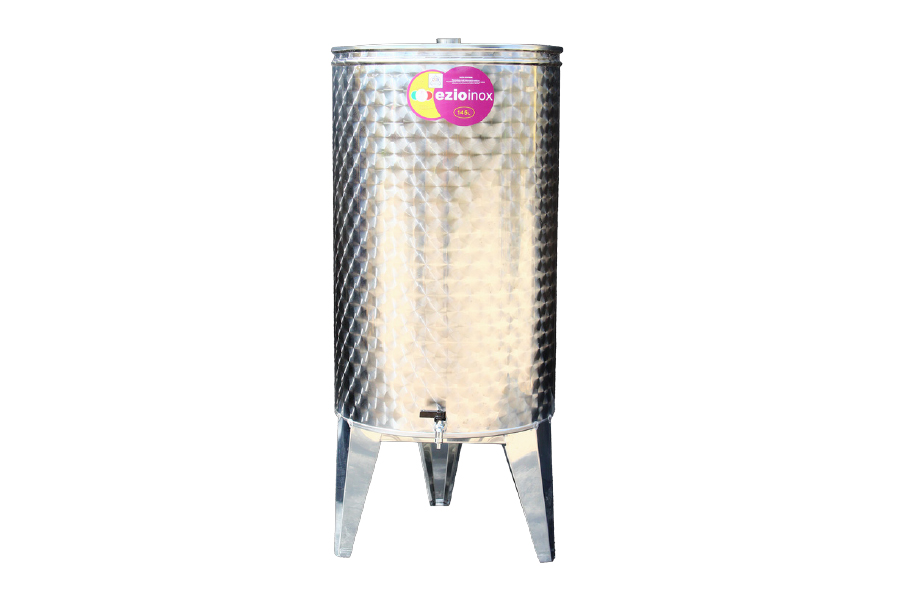 073801 Inox bačva 145 L za vino – sa slavinom