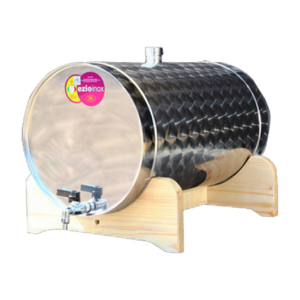 Inox bačva 35 l- horizontalna (za rakiju)- sa slavinom