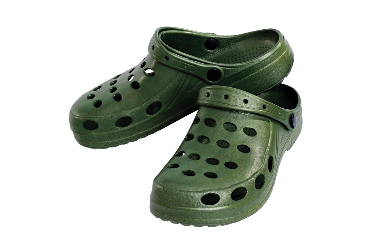 074407 Kroksi papuče Bomber F001 zelene 43