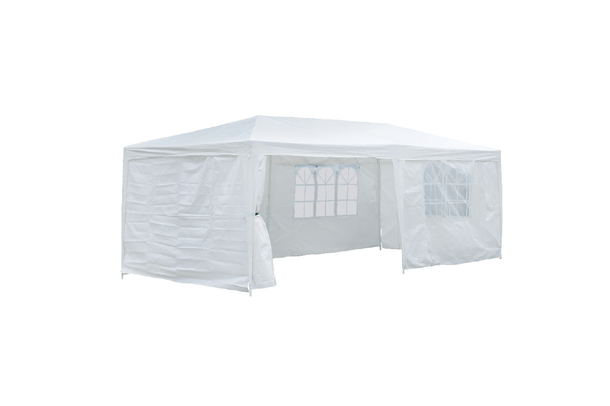 055432 Paviljon 3 x 6 sa bočnim stranama – beli