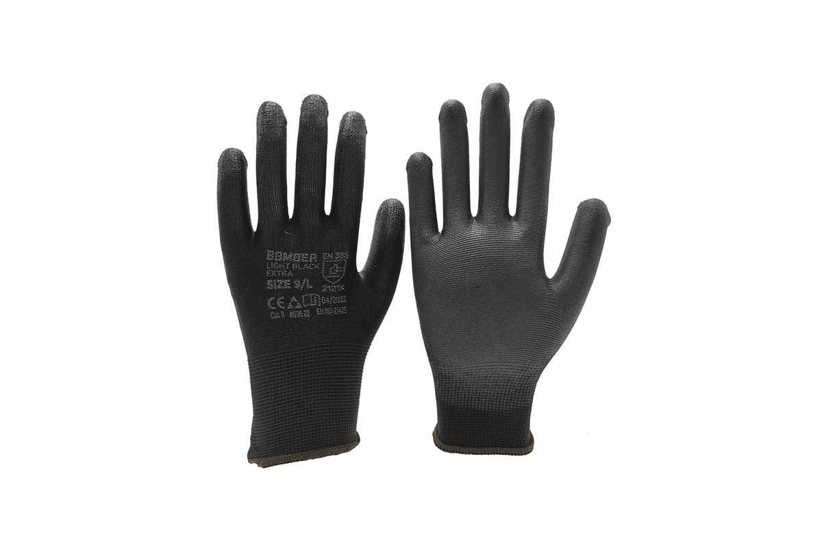 074911 Rukavice Bomber Light Black 8 extra