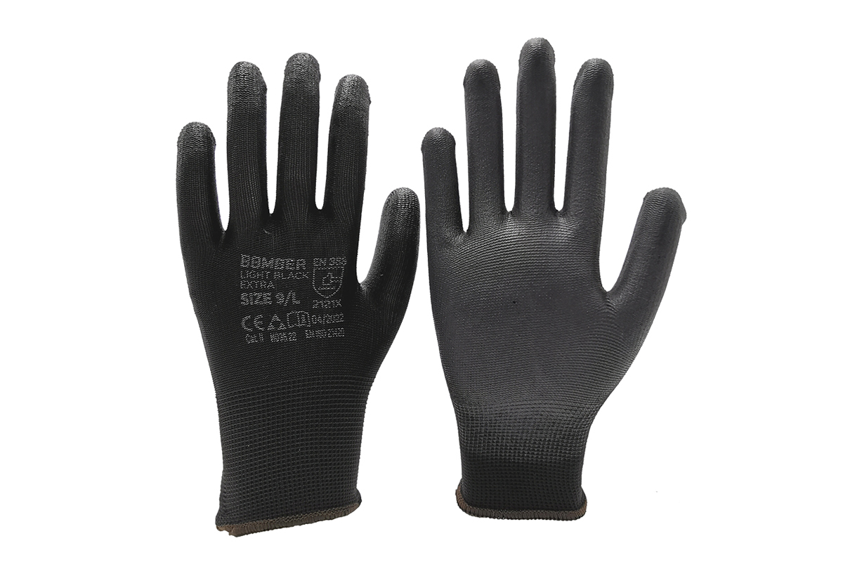 074912 Rukavice Bomber Light Black 9 extra