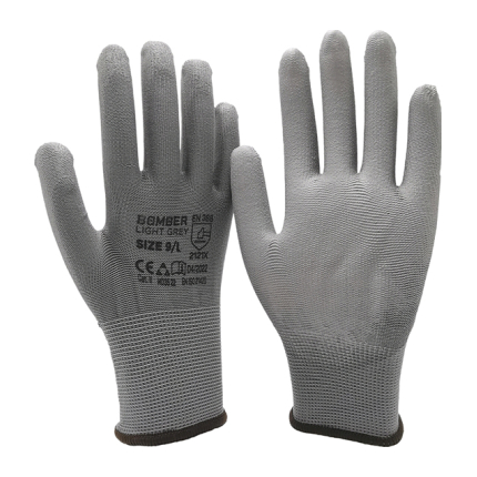 Rukavice Bomber Light Grey 8