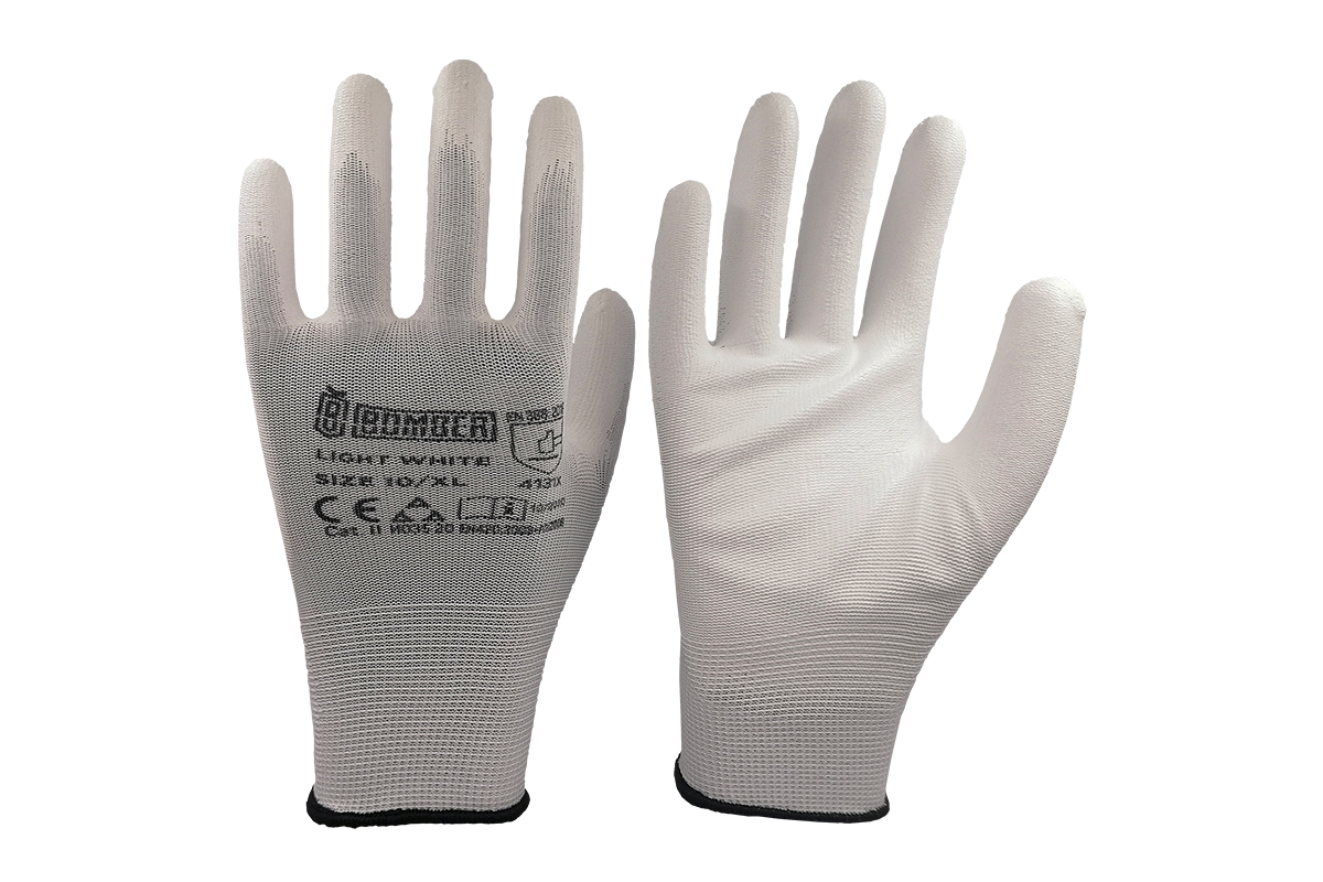066735 Rukavice Bomber Light White 9