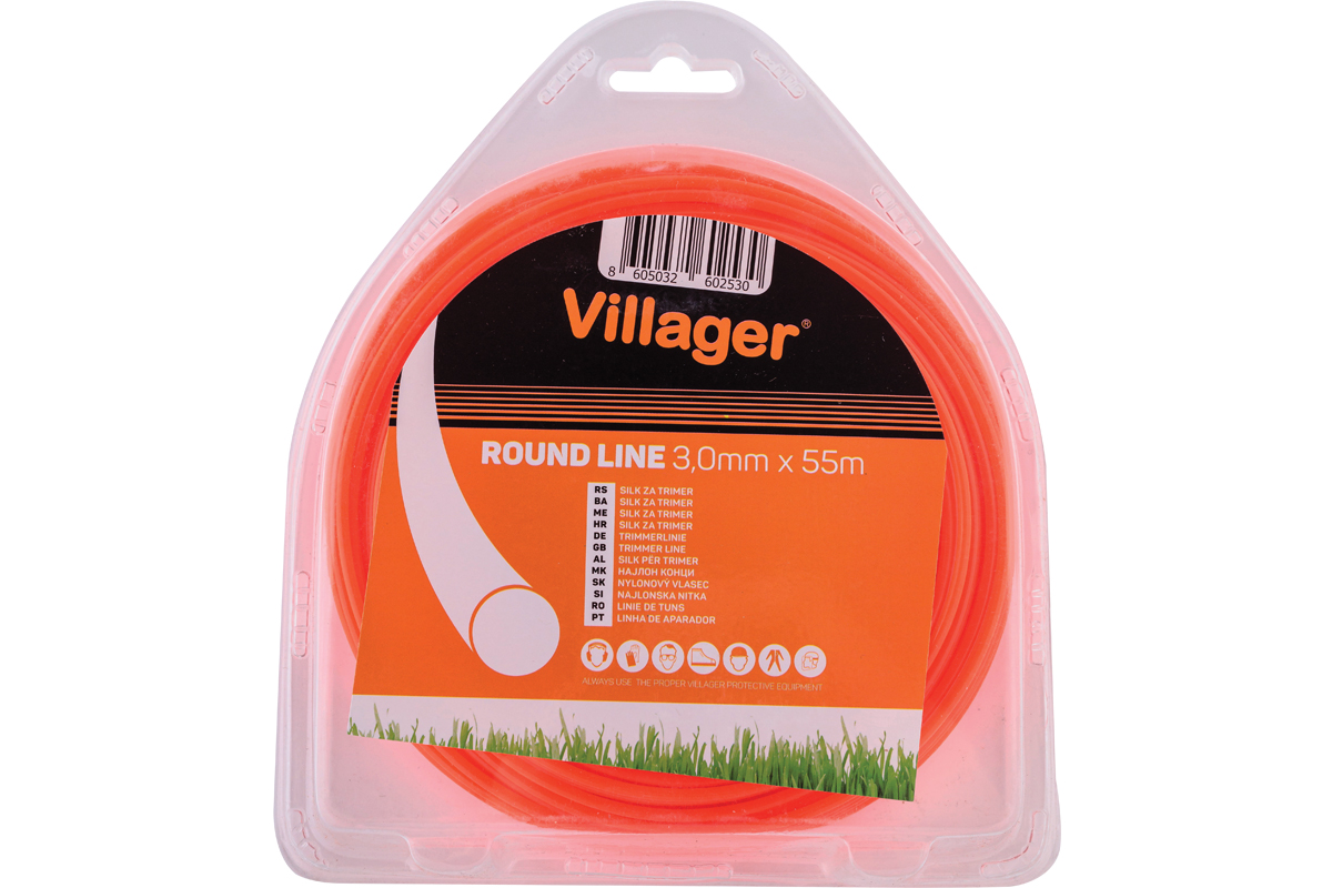 034042 Silk za trimer 1.3mm x 15m – okrugla nit Villager