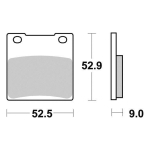 Disk pločice PERFTEC R90 S1009R ( SEMI SINTER )