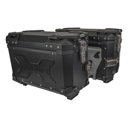 Bočni koferi X-LAND ALU crni 38L+38L Y-MODEL