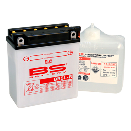 Akumulator BS 12V 5Ah kis. BB5L-B desni (120x60x130) 65A