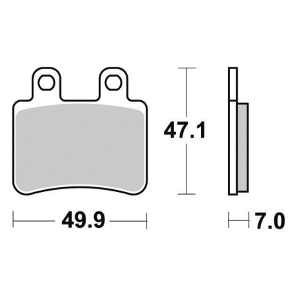 Disk pločice PERFTEC R90 S1116R ( SEMI SINTER )