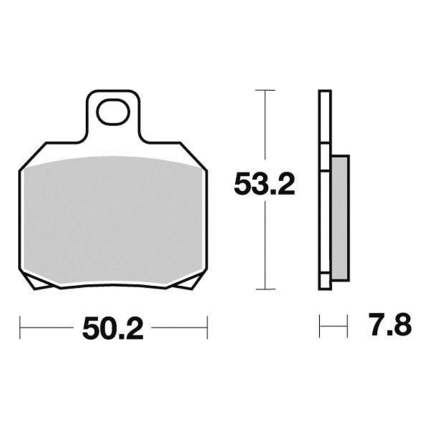 Disk pločice PERFTEC R90 S1110R ( SEMI SINTER )