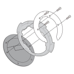 Nosač Tanklock torbe GIVI BMW R 1200 GS (08-12) BF22