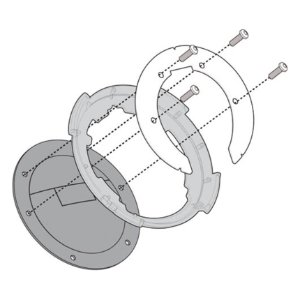 Nosač Tanklock torbe GIVI BMW R 1200 GS (08-12) BF22