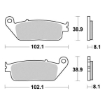 Disk pločice PERFTEC R90 S1071R ( SEMI SINTER )
