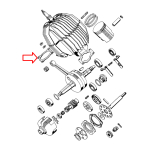 Dihtung glave Tomos E90 fi 48 mm or