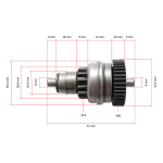 Bendiks Piaggio Vespa 125/150/180 (14/40) RMS