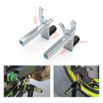 Adapter za zadnji štender V profil sivo crni MB-MOTO