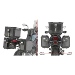 Nosač bočnih kofera GIVI Kawasaki KLE 500 (26) PLO4139CAM