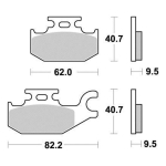 Disk pločice PERFTEC R90 S1266R ( SEMI SINTER )