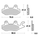 Disk pločice PERFTEC R90 S1085R ( SEMI SINTER )