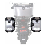Bočni koferi GP KOMPOZIT ALU sivi 40L+40L