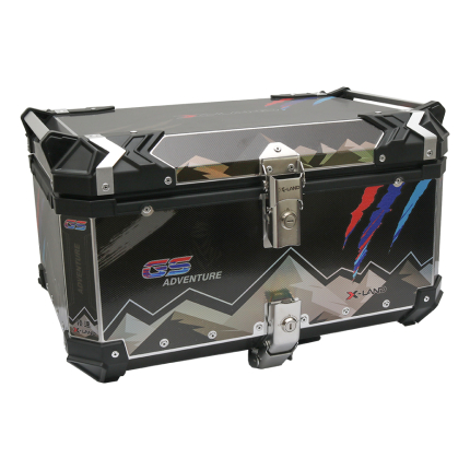 Centralni kofer X-LAND ALU crni ADVENTURE 65L