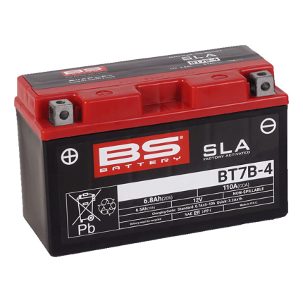 Akumulator BS 12V 6,5Ah BT7B-4-FA SLA levi plus (150x65x93) 110A