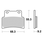 Disk pločice PERFTEC R90 S1191R ( SEMI-SINTER )