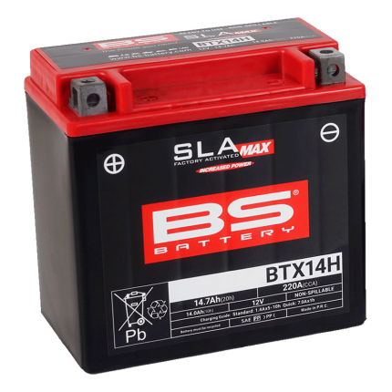 Akumulator BS 12V 14Ah gel BTX14H-FA SLA Max levi plus (150 x 87 x 145) 220A