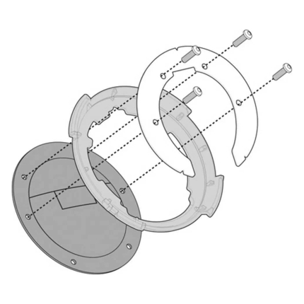 Nosač Tanklock torbe Kappa CF MOTO 650 MT (21-24) BF66K