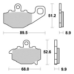 Disk pločice PERFTEC R90 S1094R ( SEMI-SINTER )