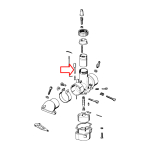 Pumpica goriva na karburatoru Tomos BT50 E90 T15 Bing