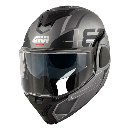 Kaciga GIVI Flip Up X36 VERTIGO titanium crna