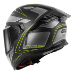 Kaciga GIVI Full Face 55.1 ZEPHIR mat crno titanium srebrno žuta