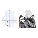 Vizir providni GIVI Suzuki Burgman 400 (17-26) D3115ST