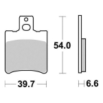 Disk pločice PERFTEC R90 S1064R ( SEMI SINTER )
