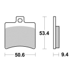 Disk pločice PERFTEC R90 S1113R ( SEMI SINTER )