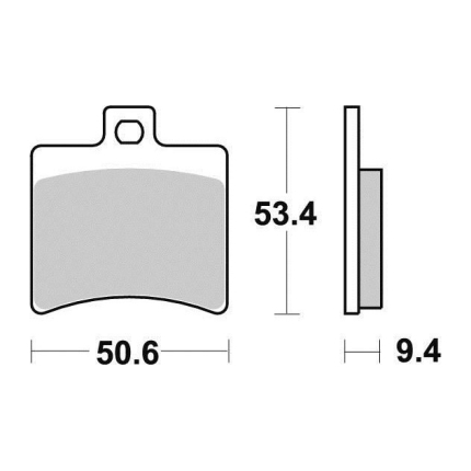 Disk pločice PERFTEC R90 S1113R ( SEMI SINTER )