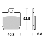 Disk pločice PERFTEC R90 S1105R ( SEMI SINTER )