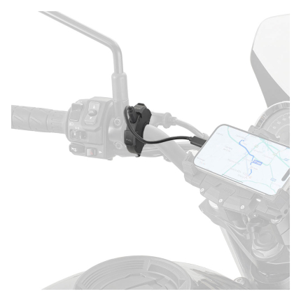 Punjač sa USB i USB C priključkom montaža na korman GIVI